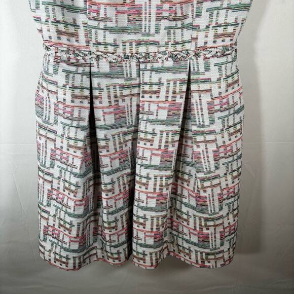 Trina Turk Linda Basket Weave Jacquard Dress Size 10 - Picture 3 of 11